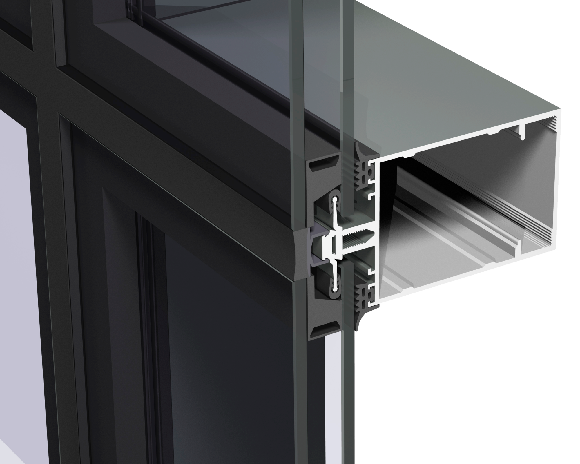 Structureel geklemde beglazing